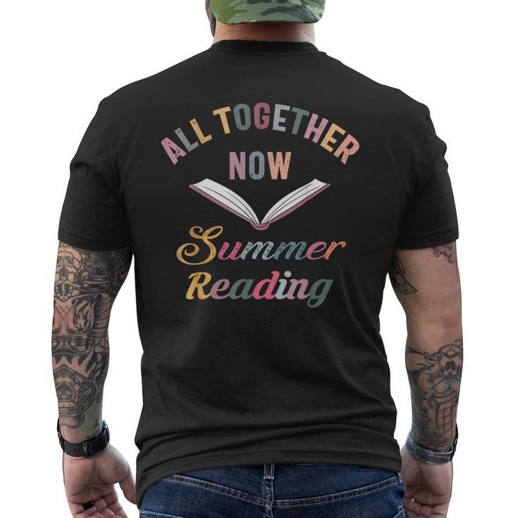 All Together Now Summer Reading 2023 Lovers Summer Reading Men's Back Print T-shirt