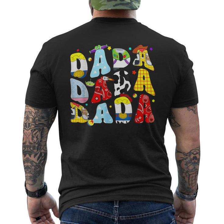 Toy Story Dada Boy Dad Fathers Day For Mens Men's T-shirt Back Print