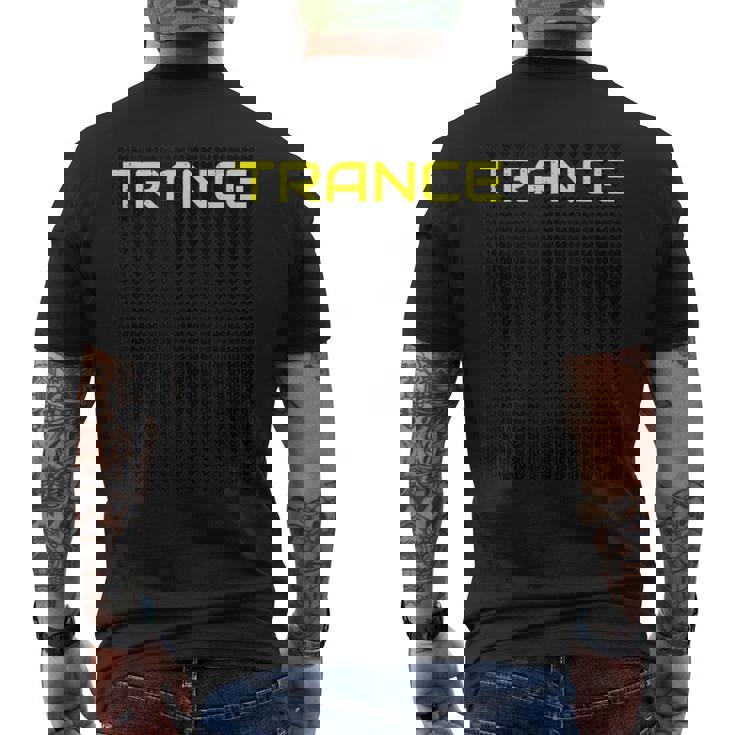 Trance Family House Techno Edm Rave Trance Music Men's T-shirt Back Print