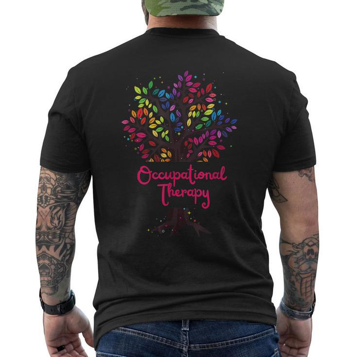 Tree Of Love And Growth - Occupational Therapy  Mens Back Print T-shirt