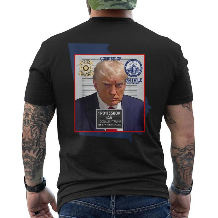 Trump Hot Fulton County Ga Georgia Sheriff Men's T-shirt Back Print