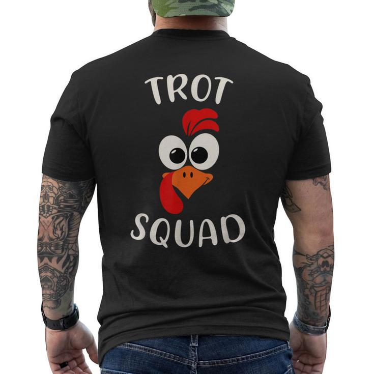 Turkey Trot Squad Thanksgiving Day Running Costume Men's T-shirt Back Print