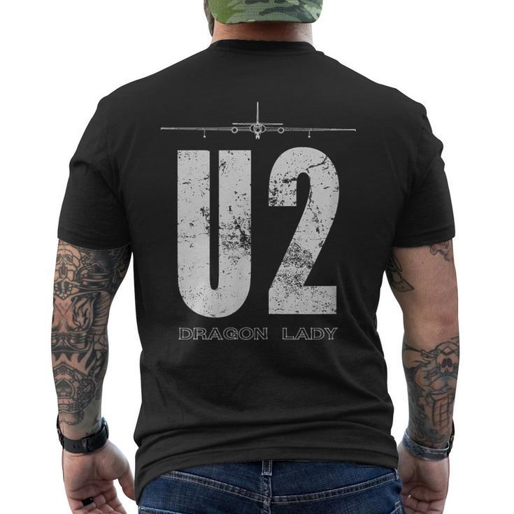 U-2 Dragon Lady Spy Plane Men's T-shirt Back Print