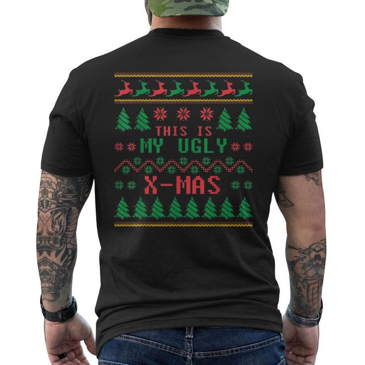 This Is My Ugly Christmas Sweaters Men's T-shirt Back Print