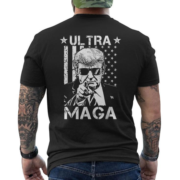 Ultra Maga  Funny Great Maga King Pro Trump King Funny Gifts Mens Back Print T-shirt