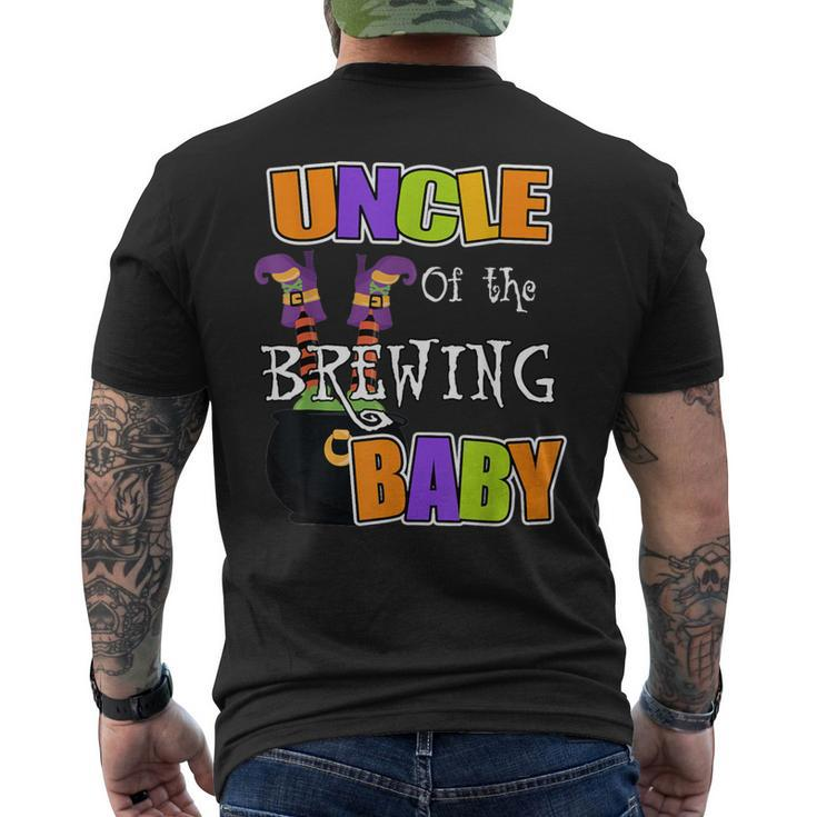 Uncle Of Brewing Baby Halloween Theme Baby Shower Spooky Men's T-shirt Back Print