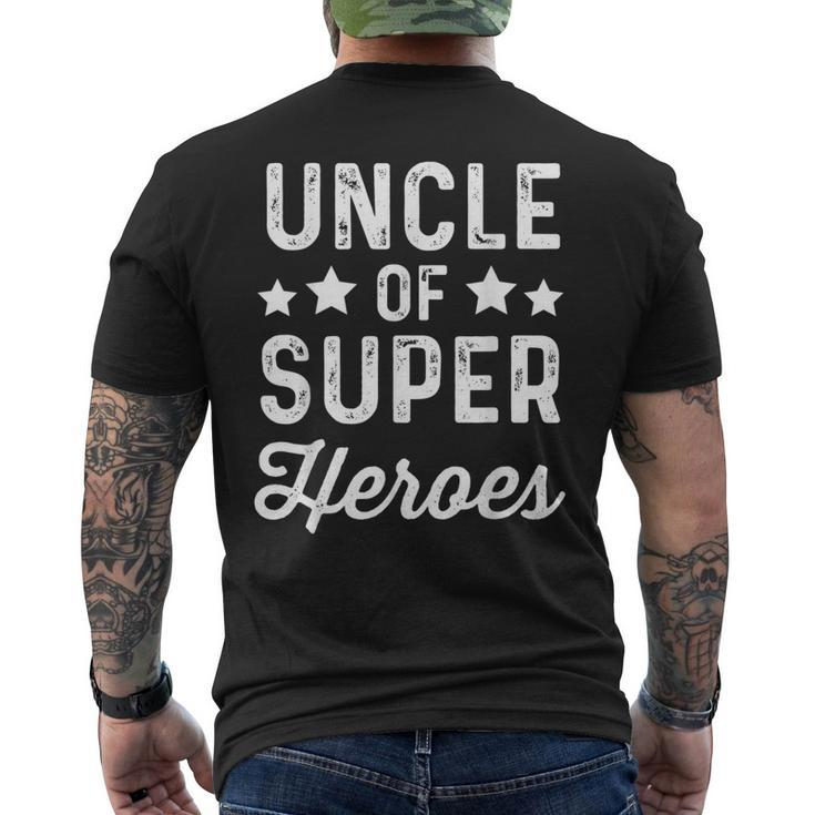 Uncle Super Heroes  Superhero Men's T-shirt Back Print