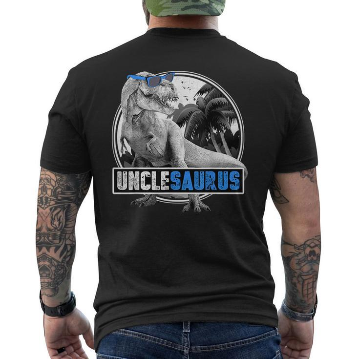 Unclesaurus Rex Dinosaur Uncle Saurus  Mens Back Print T-shirt