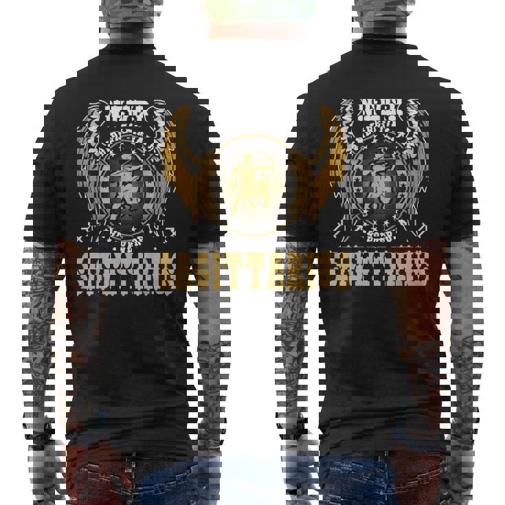 Never Underestimate The Power Of A Sagittarius Zodiac Men's T-shirt Back Print