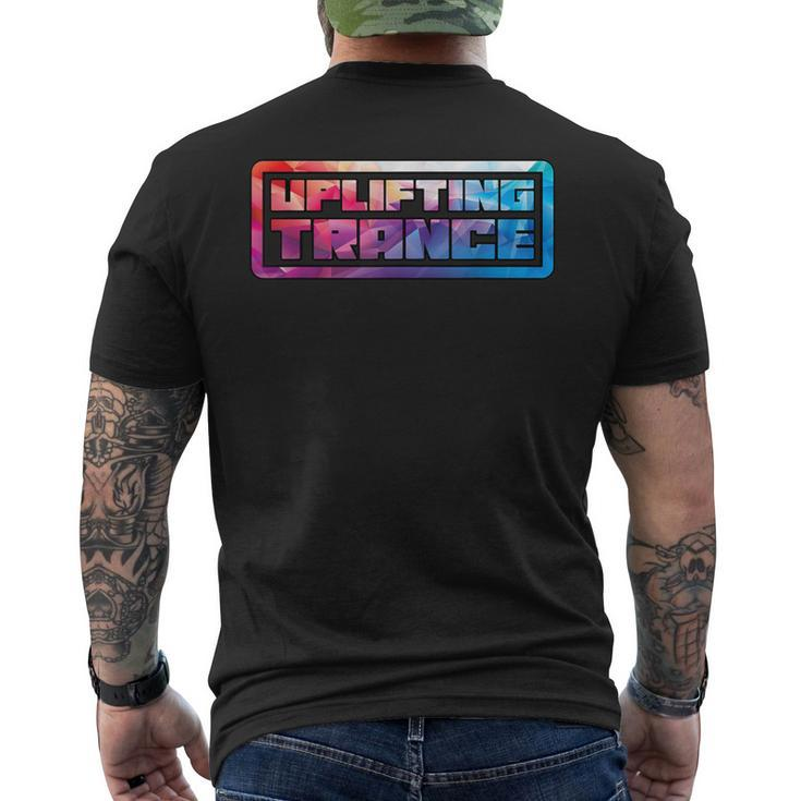 Uplifting Trance Colourful Trippy Abstract Men's T-shirt Back Print