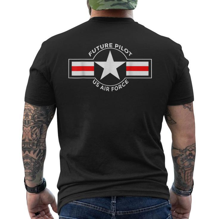 Us Air Force Future Pilot Vintage Men's Back Print T-shirt