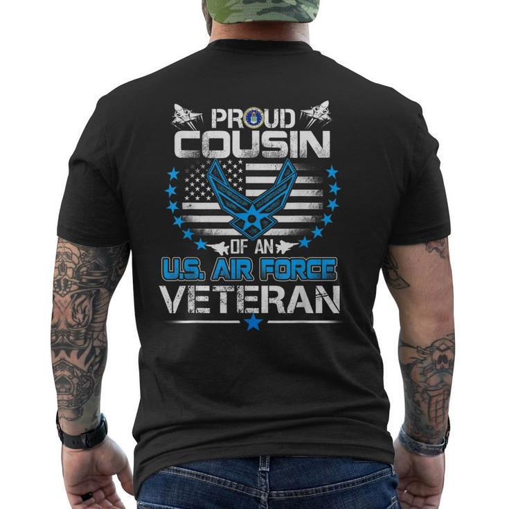 Us Air Force Veteran Proud Cousin Of An Air Force Men's Back Print T-shirt