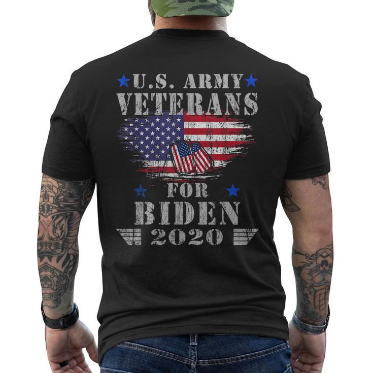 Us Army Veterans For Biden Vote Joe Biden Harris 2020 Kalama Men's Back Print T-shirt
