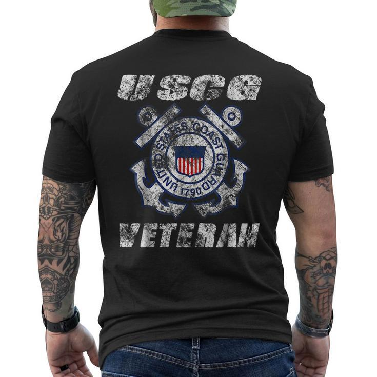 Us Coast Guard Original Veteran Gift Vintage Veteran Funny Gifts Mens Back Print T-shirt