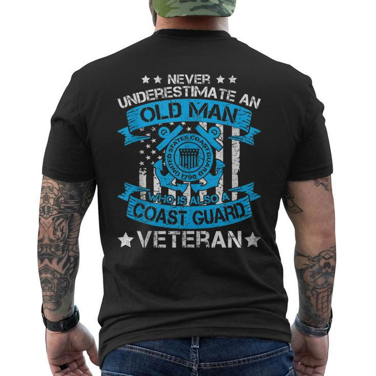 Us Coast Guard Veteran Day Uscg Gift For Mens Veteran Funny Gifts Mens Back Print T-shirt