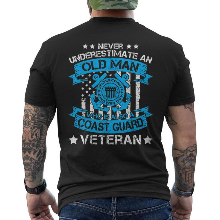 Us Coast Guard Veteran Day Uscg Gift Gift For Mens Veteran Funny Gifts Mens Back Print T-shirt