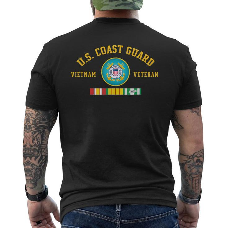 Us Coast Guard Vietnam Veteran Men's Back Print T-shirt