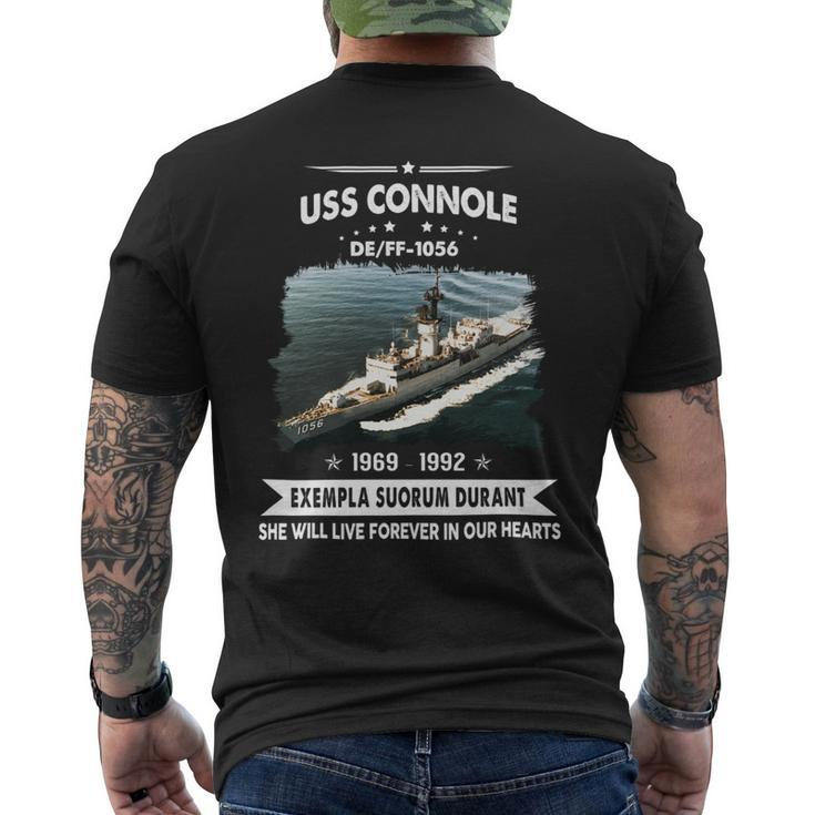 Uss Connole Ff 1056 Mens Back Print T-shirt