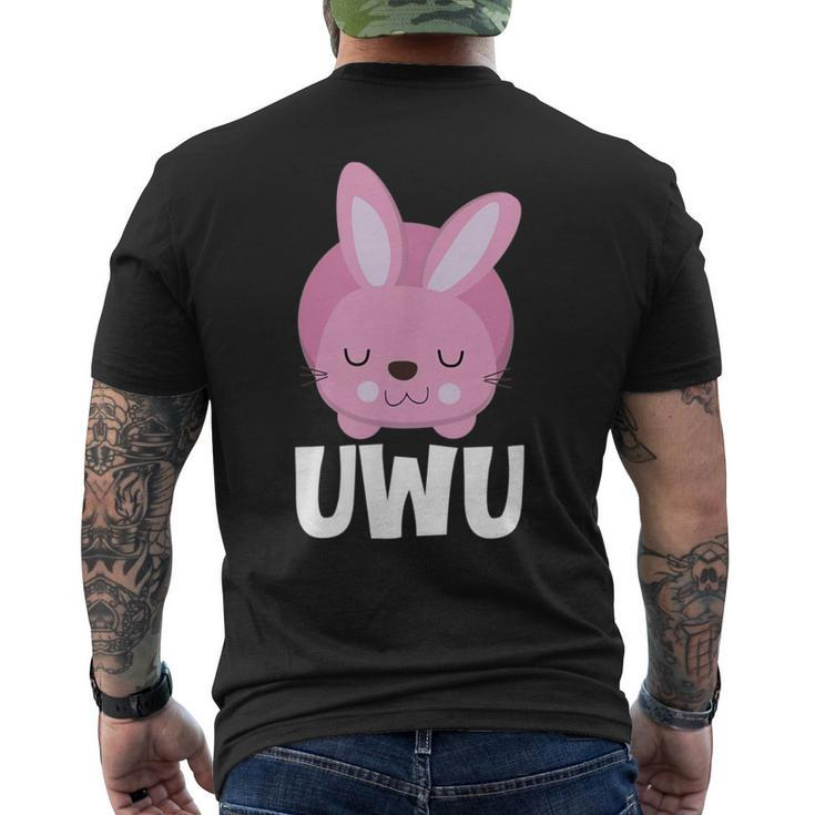Uwu Kawaii Rabbit Cute Men's T-shirt Back Print