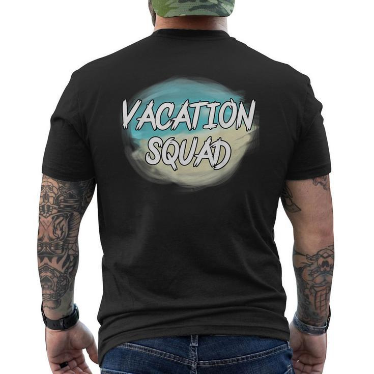 Vacation Squad - Funny Matching Group Vacation Mens Back Print T-shirt