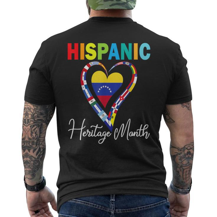 Venezuela Hispanic Heritage Month Venezuelan Men's T-shirt Back Print