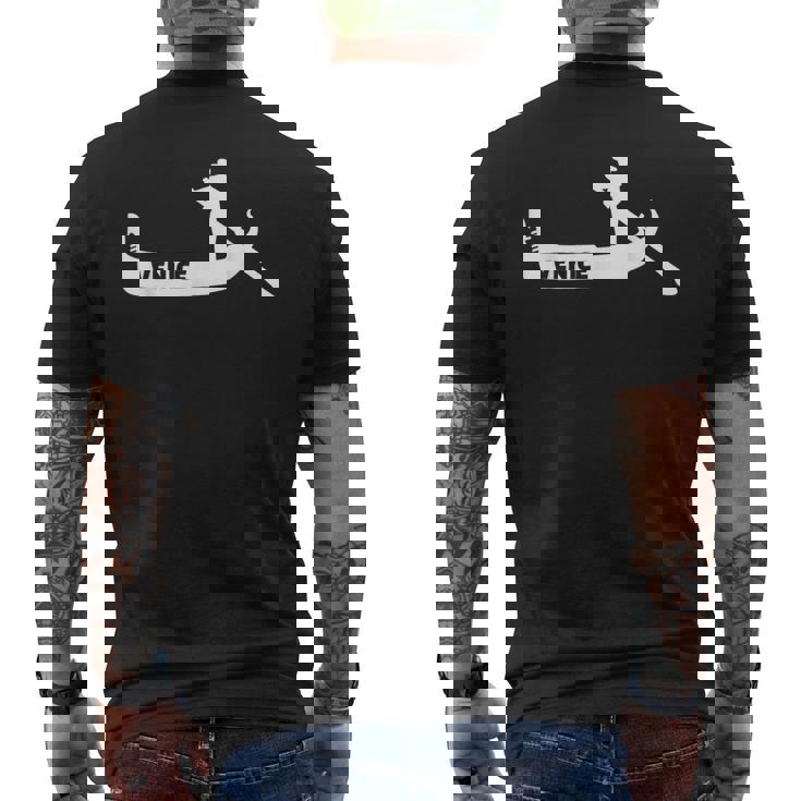 Venice Gondola Men's T-shirt Back Print