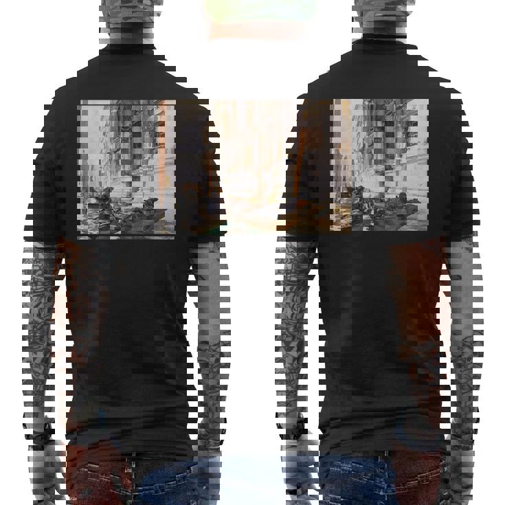 Venice Gondoliers Siesta Men's T-shirt Back Print