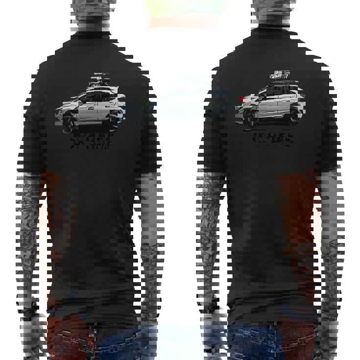 Version 2 Desert Khaki Mens Back Print T-shirt