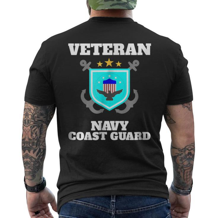Veteran Navy Coast Guard Veteran Funny Gifts Mens Back Print T-shirt