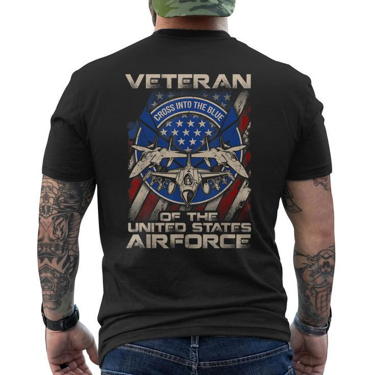 Veteran Of The United States Air Force Soldier Vet Day Men's Back Print T-shirt