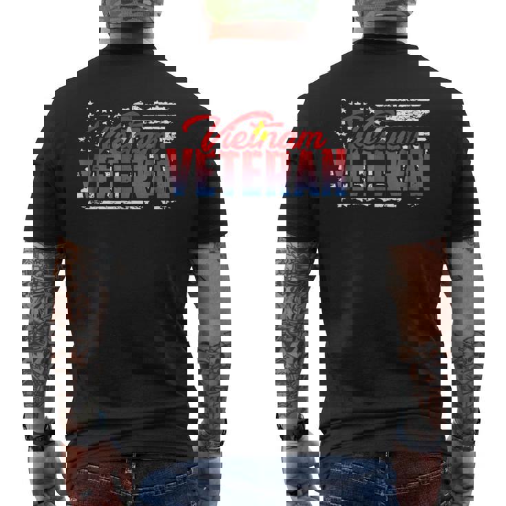Vietnam Veteran Vietnam War Hero Men's Back Print T-shirt