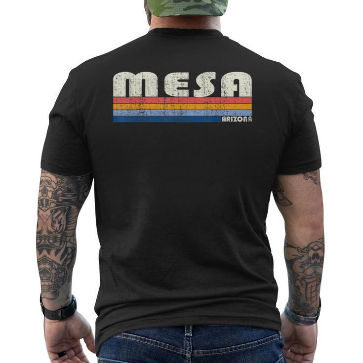 Vintage 70S 80S Style Mesa Az Men's T-shirt Back Print