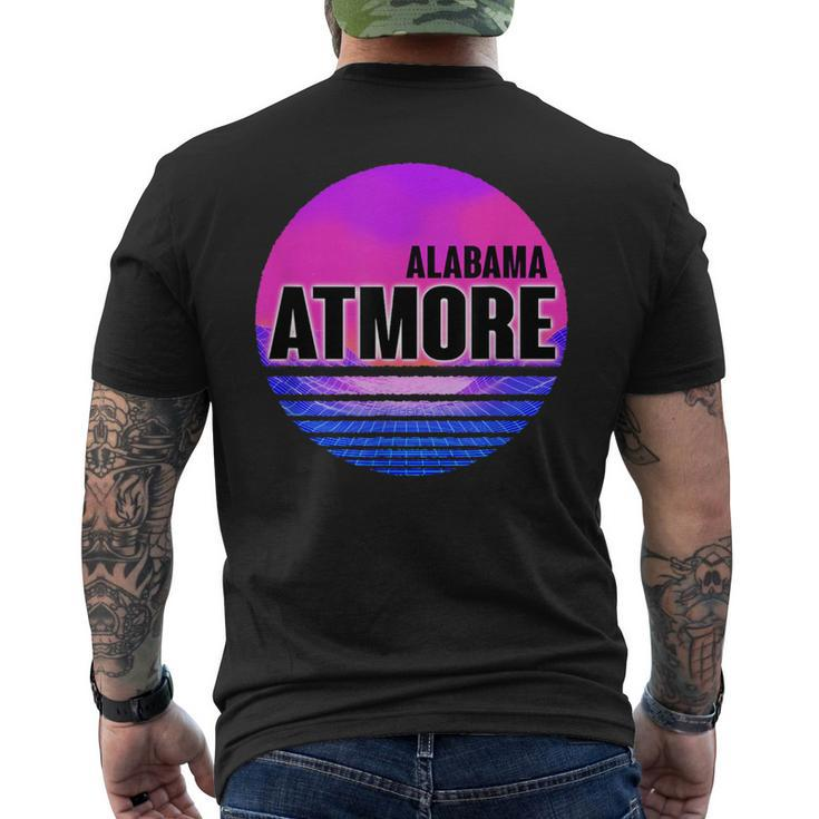 Vintage Atmore Vaporwave Alabama Men's T-shirt Back Print
