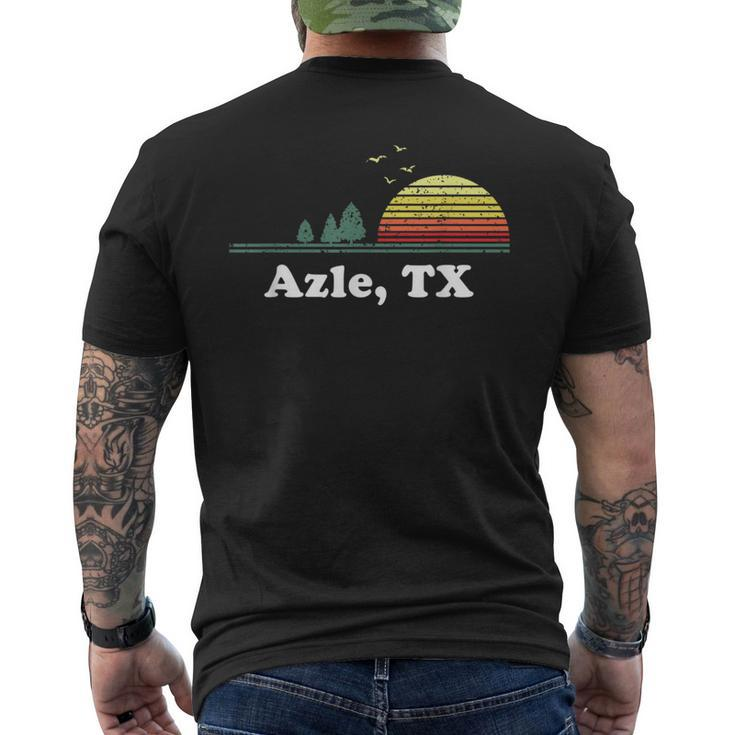 Vintage Azle Texas Home Souvenir Print Men's T-shirt Back Print
