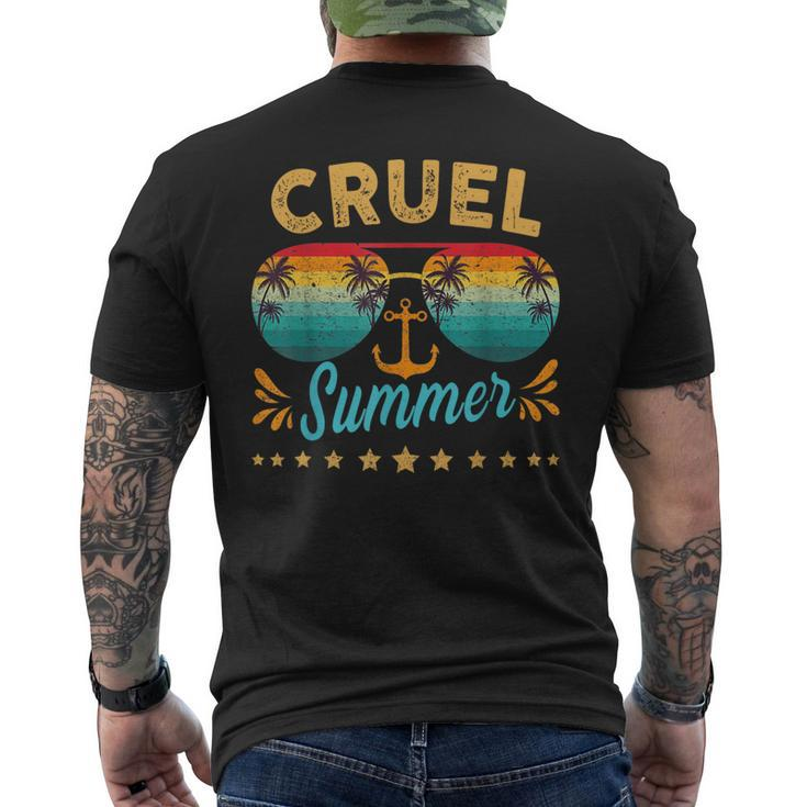 Vintage Cruel Summer Beach Matching Summer Beach Lover Men's T-shirt Back Print