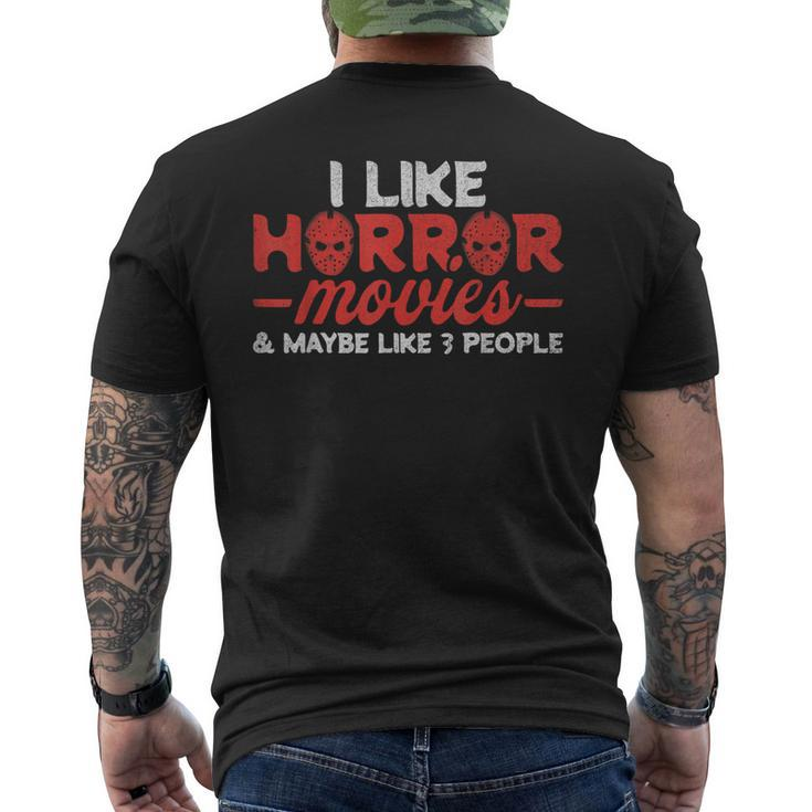 Vintage Horror Movie Horror Men's T-shirt Back Print