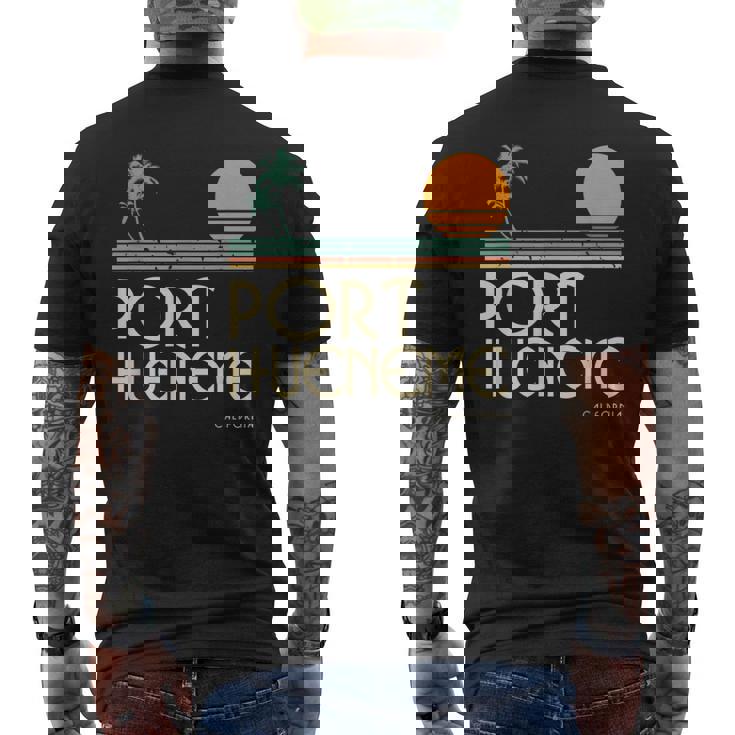 Vintage Port Hueneme California Men's T-shirt Back Print