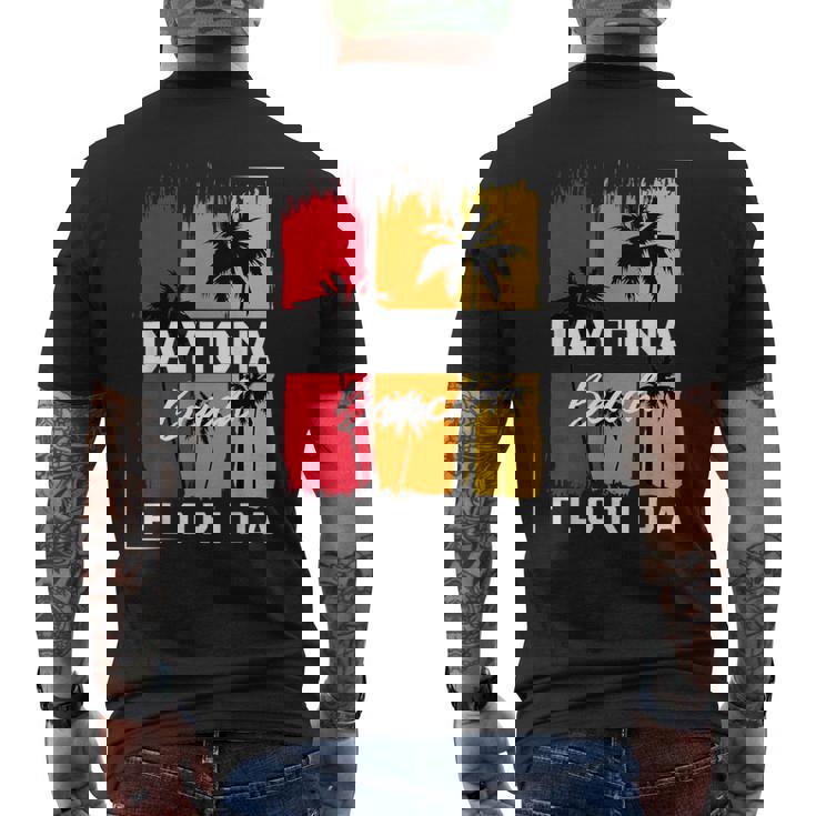 Vintage Retro-Daytona BeachFlorida Sunset-Beach Classic Men's T-shirt Back Print