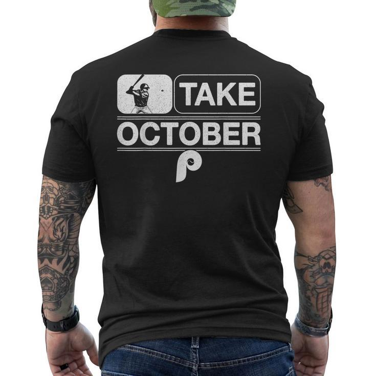 Vintage Retro Philly Take October Philadelphia Men's T-shirt Back Print