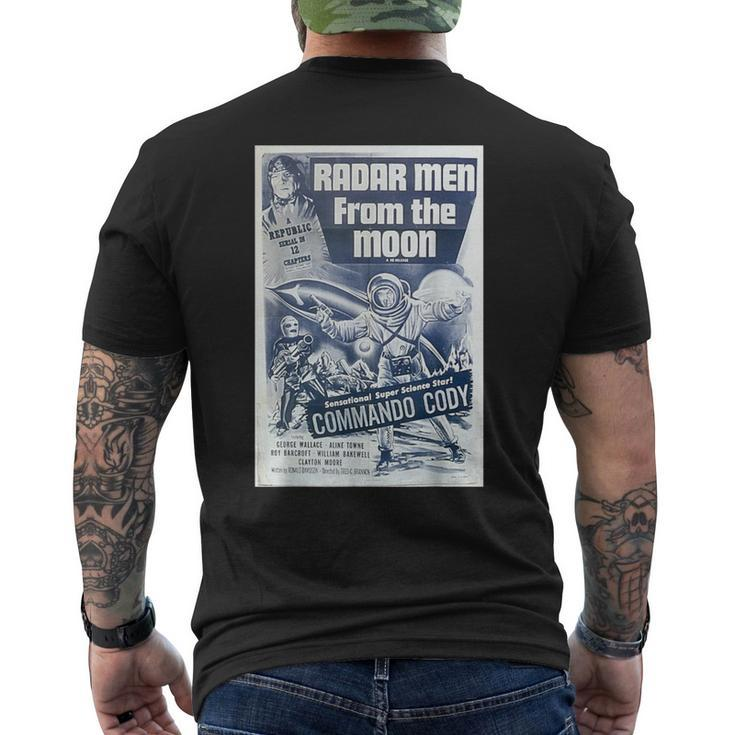 Vintage Sci Fi Horror Movie Poster Men's T-shirt Back Print