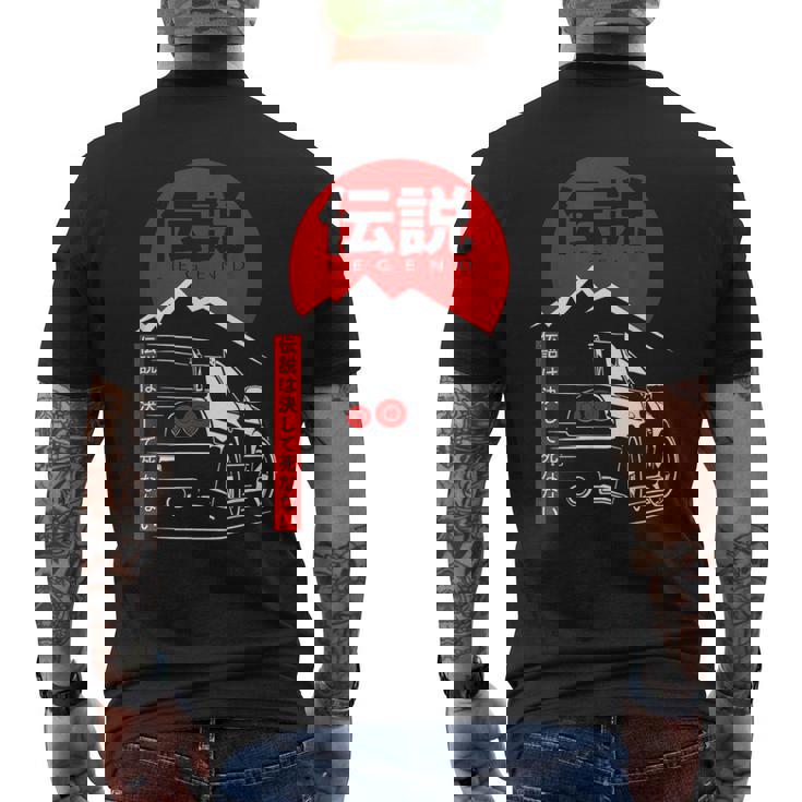 Vintage Skyline Automotive Jdm Legend Tuning Car Mens Back Print T-shirt