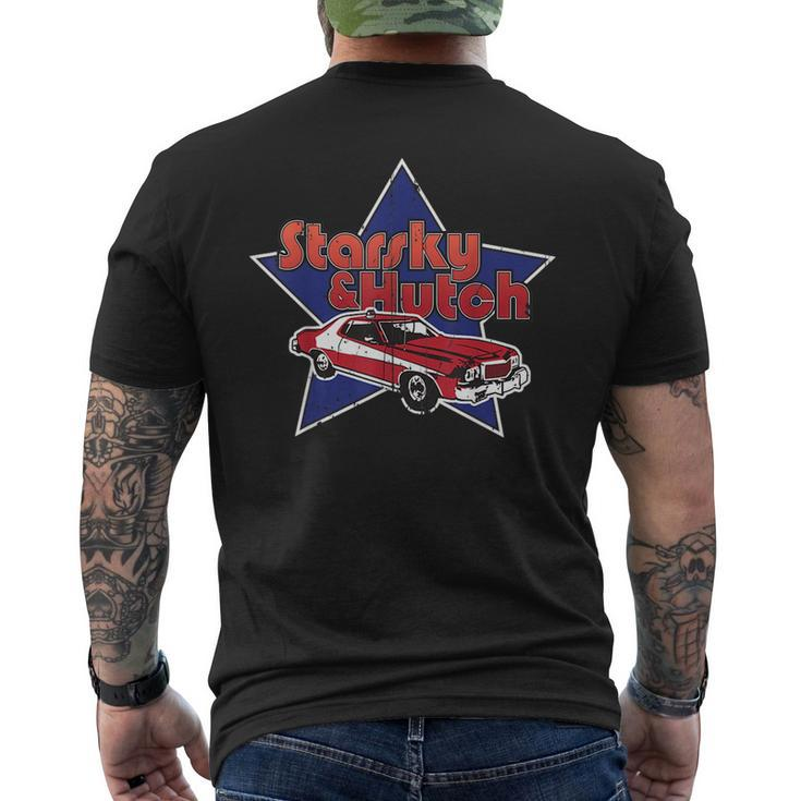 Vintage Starsky Star & Retro Hutch  Mens Back Print T-shirt