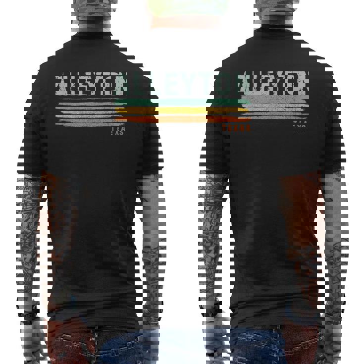 Vintage Stripes Alleyton Tx Men's T-shirt Back Print