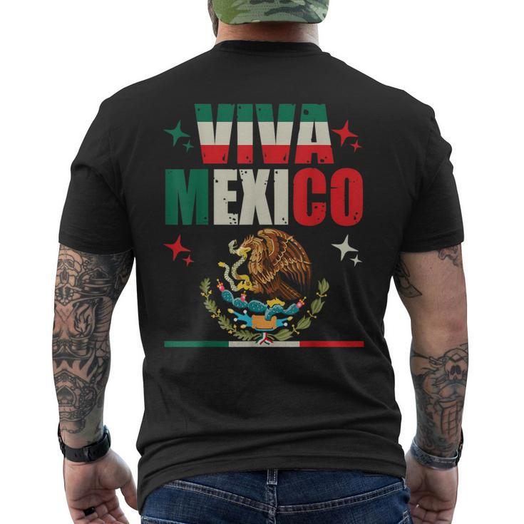 Viva Mexico 16Th September Mexican Independence Day Men's T-shirt Back Print