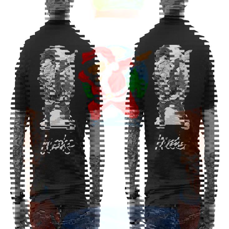 Weeks Name Gift Santa Weeks Mens Back Print T-shirt