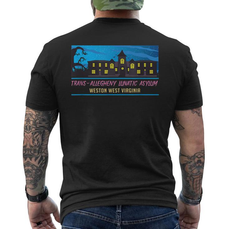 Weston Virginia Trans Allegheny Lunatic Asylum Horror House Virginia Men's T-shirt Back Print