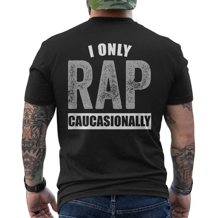 White Rapper Rap T Men's T-shirt Back Print