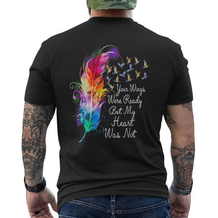 Your Wings Were Ready But My Heart Was Not Lgbt Vintage Men's T-shirt Back Print