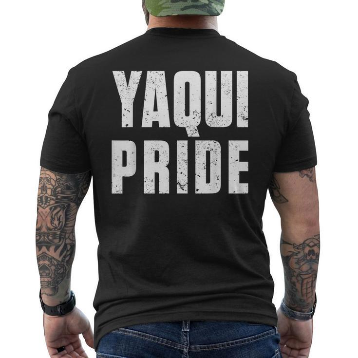 Yaqui Pride For Proud Native American From Yaqui Tribe  Mens Back Print T-shirt