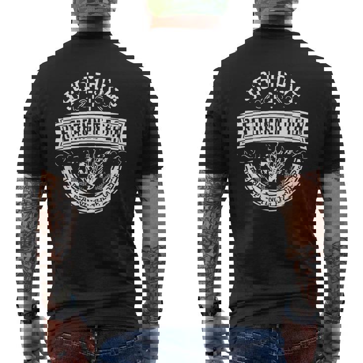 Yes I Have A Retirement Plan I'll Be Playing The Bagpipes Men's T-shirt Back Print